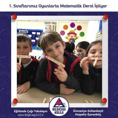 1. Sınıflarımız Oyunlarla Matematik Dersi İşliyor